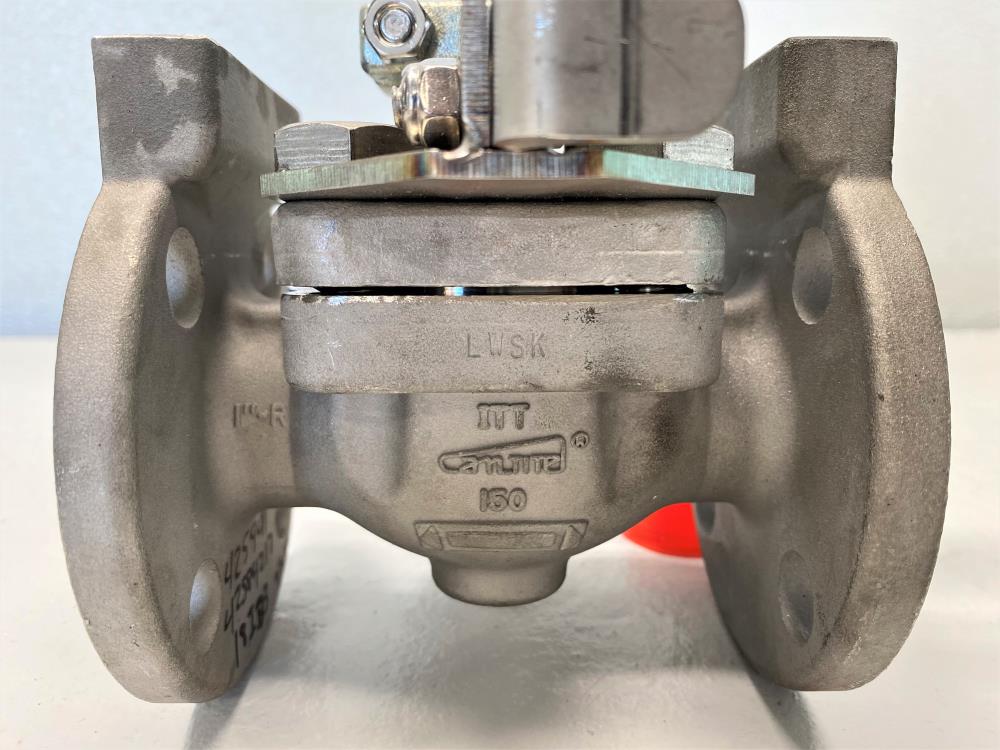 ITT Cam-Tite 1" 150# RF CF8M Top Entry Ball Valve, 1-3011-1-T1-ST7-SL4-LDS-CF8M